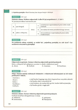 Sprawdzian z polskiego klasa 5 rozdział 2 uwaga uczucia - sprawdzian z