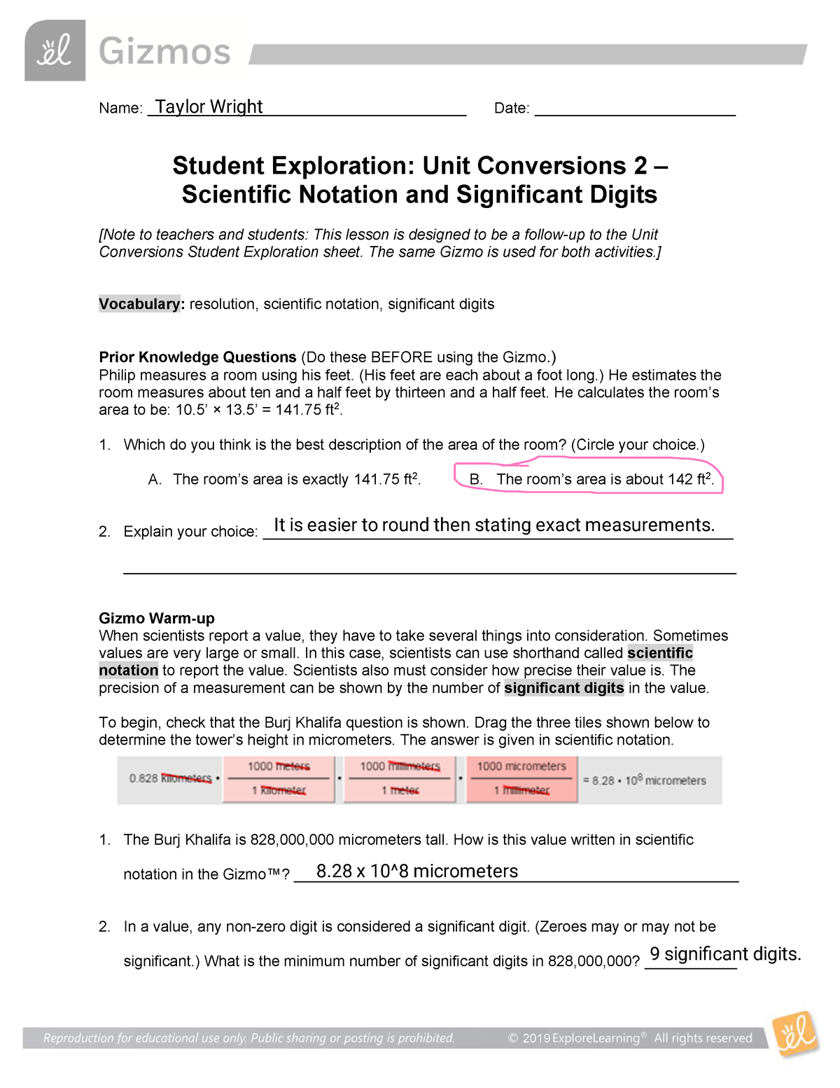 explore-learning-unit-conversions-gizmos-name-date