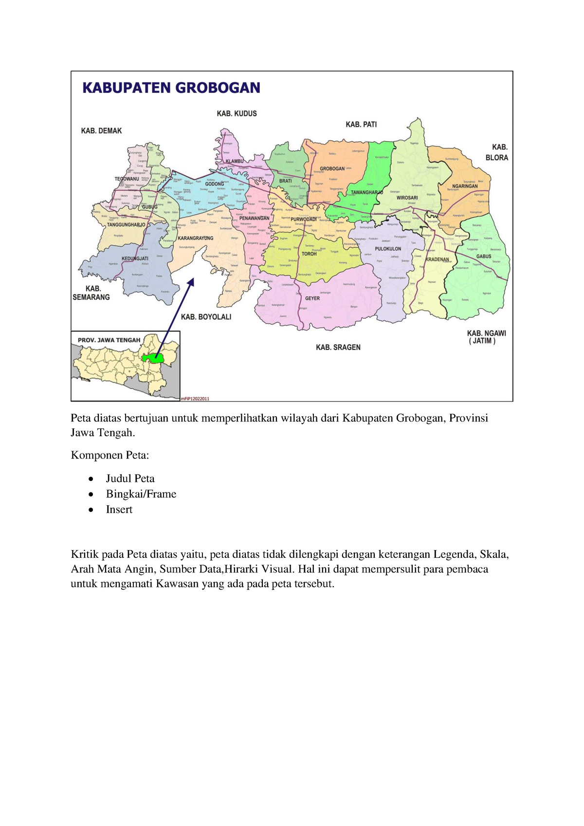 Kartografi 1 - Discussion On Maps And Statistical Tables - Peta Diatas ...