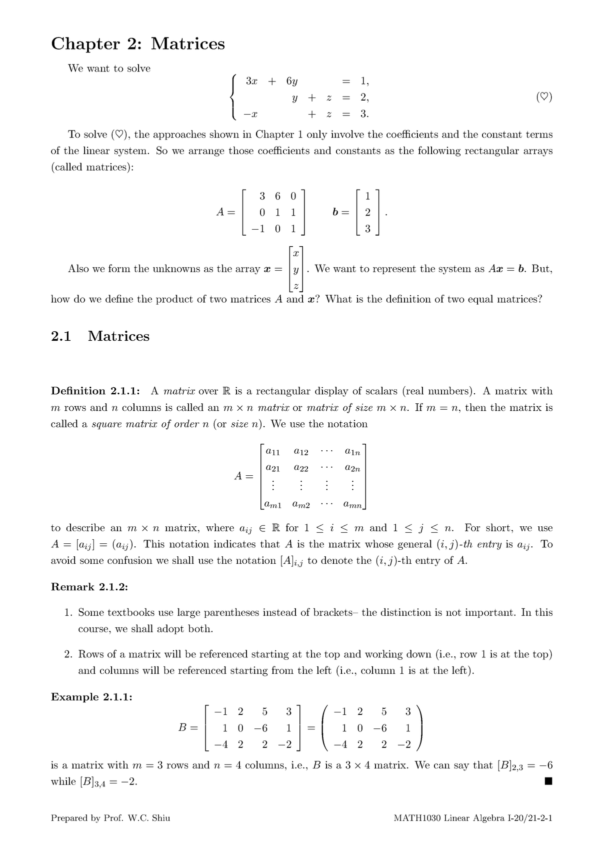 math1030ch2-chapter-2-matrices-we-want-to-solve-3-x-6y-1-y-z