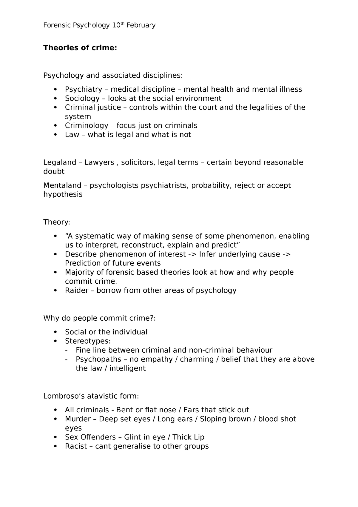 lecture-2-10-02-2020-theories-of-crime-forensic-psychology-10th