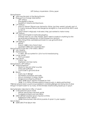 Hist 223 Final study guide - Final Exam Review! Settler colonies o ...