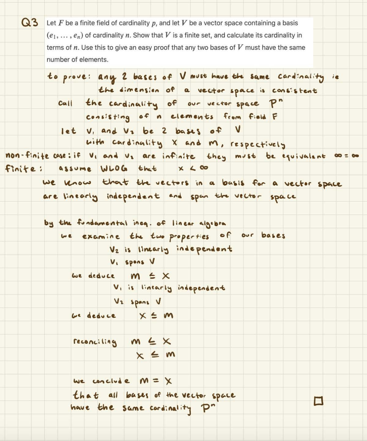 Homework Question 3 - MATH 223 - Studocu