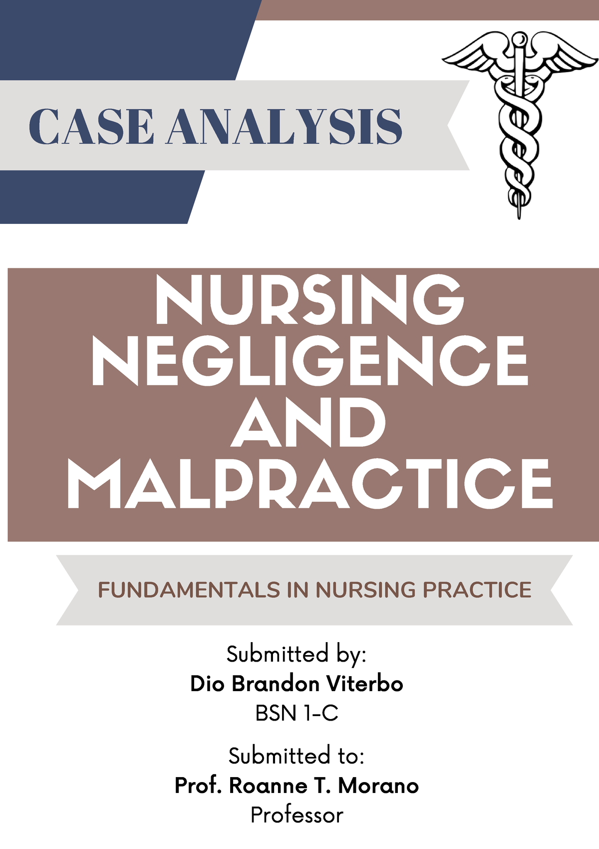 case study of nursing negligence