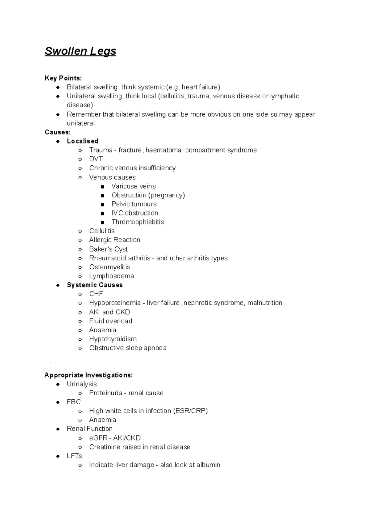 swollen-leg-s-diffferential-diagnoses-swollen-legs-key-points