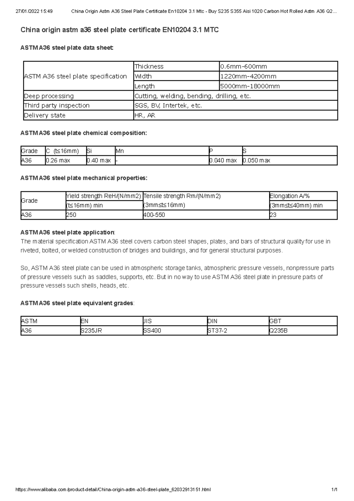 China Origin Astm A36 - .. alibaba/product-detail/China-origin-astm-a36 ...