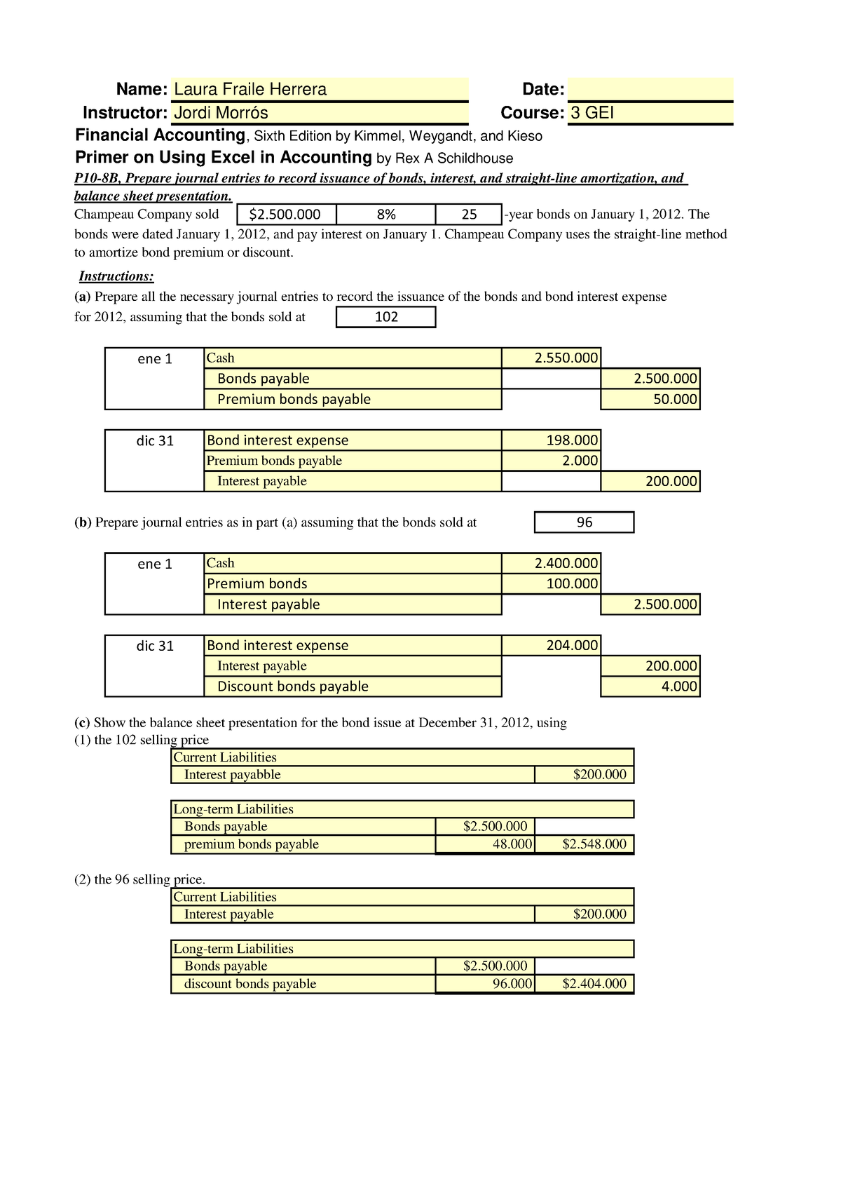 Chapter 10 Financial Accounting - Long-term Liabilities Bonds Payable ...