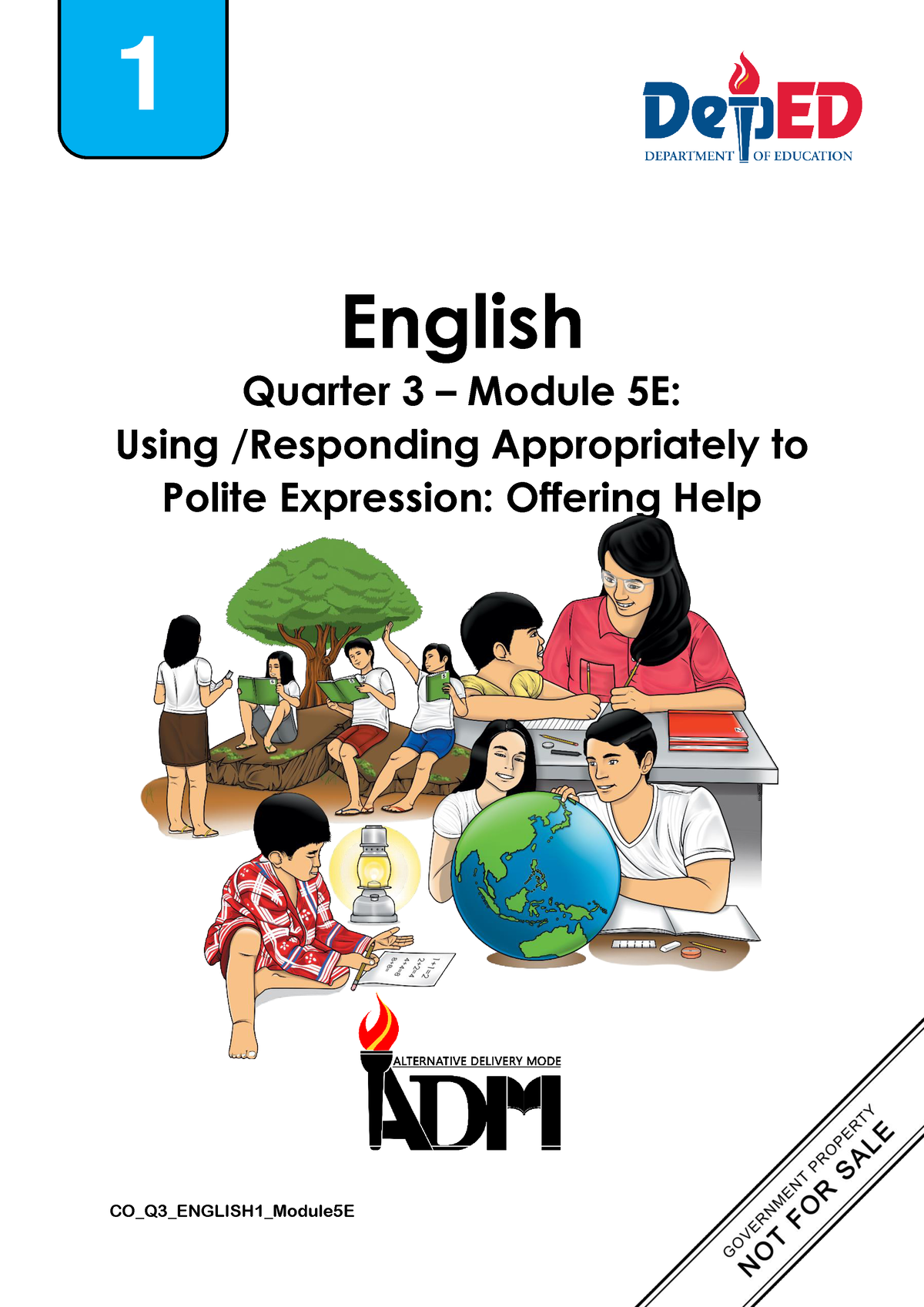 E For English 5e Pdf English 1 Q3 Module 5E - English Quarter 3 – Module 5E: Using