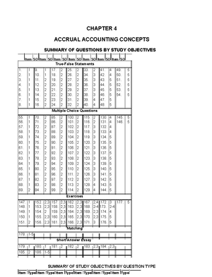 Tb06 - TEST BANK - CHAPTER 6 REPORTING AND ANALYZING INVENTORY SUMMARY ...