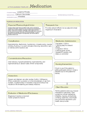 Oxytocin - ATI LEARNING TEMPLATE - ACTIVE LEARNING TEMPLATES ...