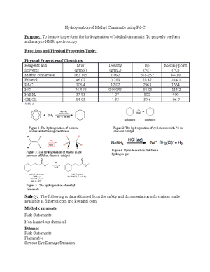 Lab 4: Diels-Alder Cycloaddition - Date: February 17, 2023 CHEM 3106 ...