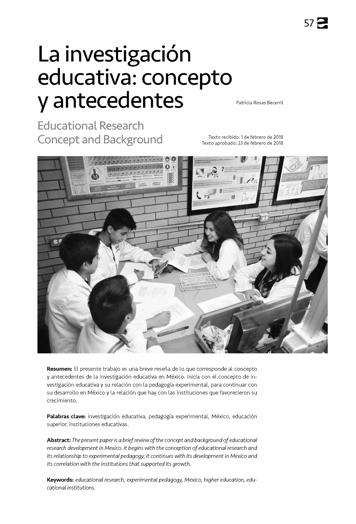 Publicaciones65928 192433 1 Ce La Investigación Educativa Concepto Y Antecedentes 4449