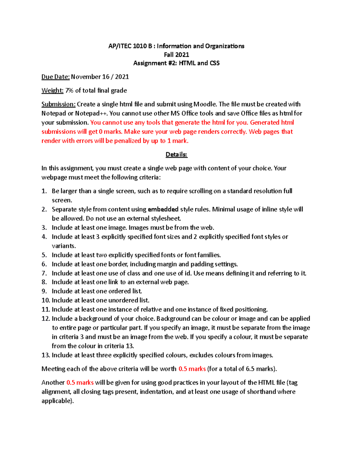 Assignment 2 ITEC1010 B - ADMS2400 - NYU - Studocu