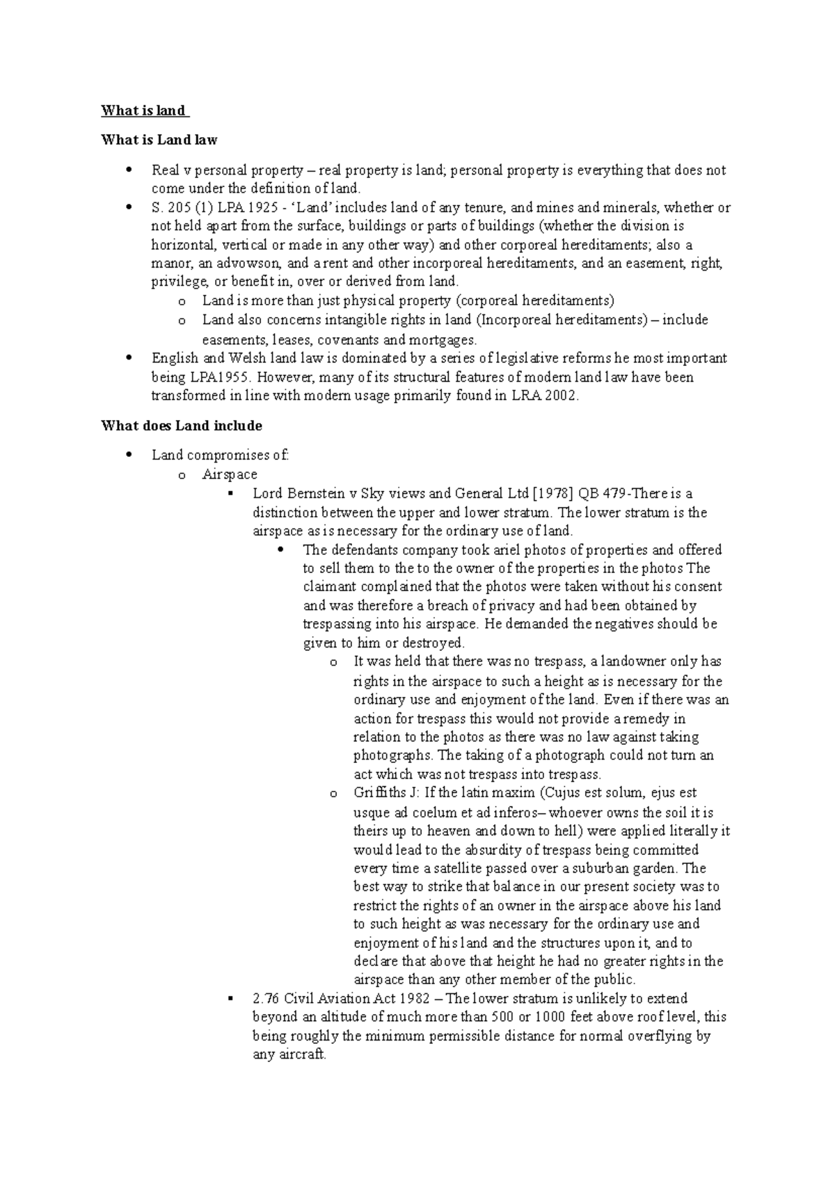 1-what-is-land-lecture-notes-1-what-is-land-what-is-land-law-real