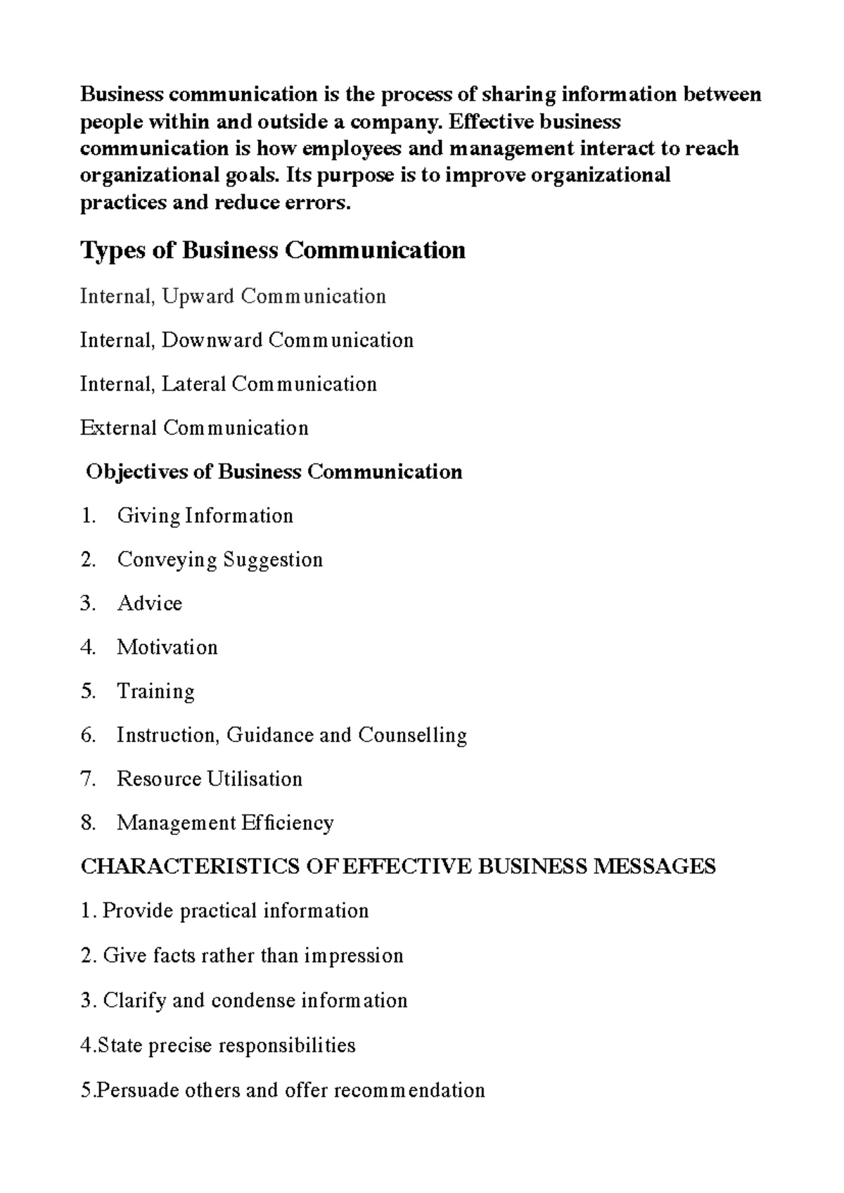 business communication - Effective business communication is how ...