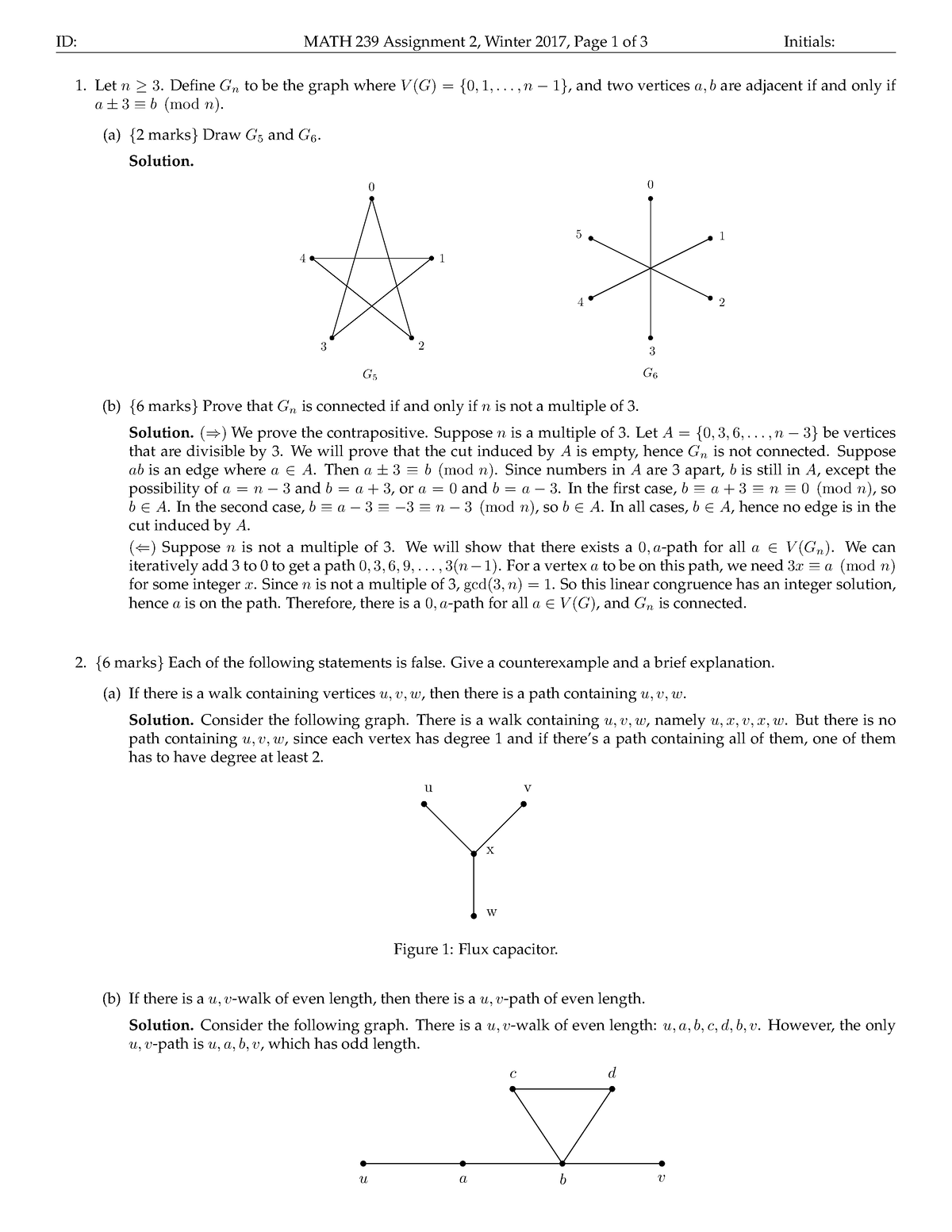 math 239 assignment solutions