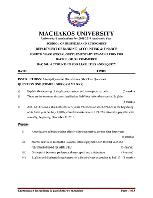 BAC 200 Accounting FOR Assets - MACHAKOS UNIVERSITY University ...