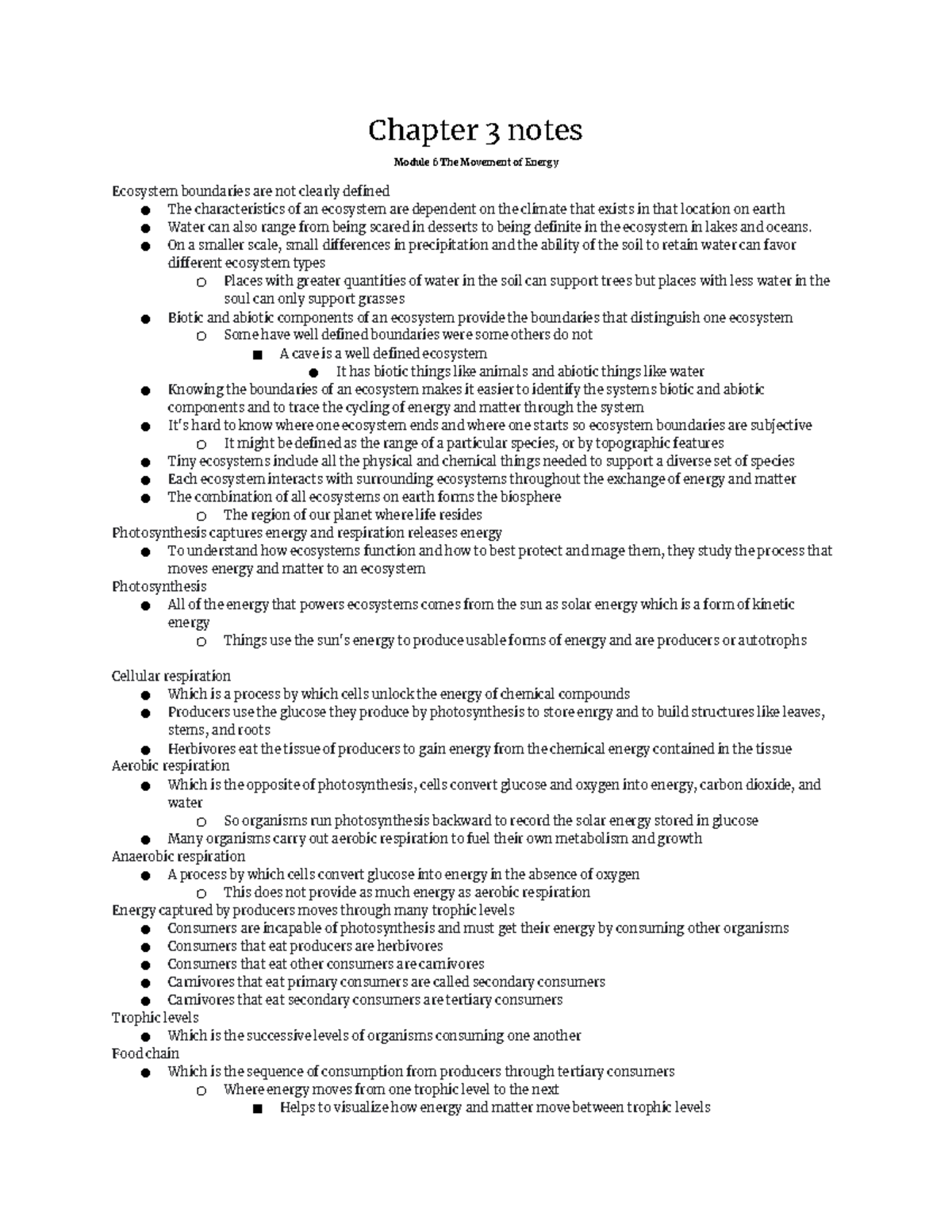 APES Chapter 3 Module 6 Notes - Chapter 3 Notes Module 6 The Movement ...