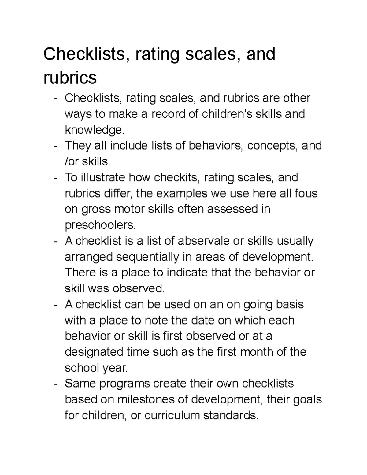 checklists-rating-scales-and-rubrics-checklists-rating-scales-and