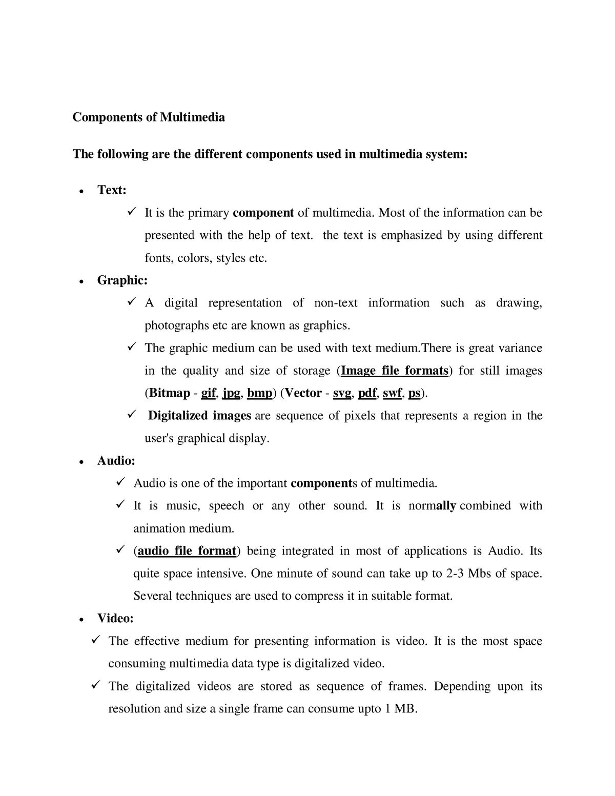 multimedia-and-its-components-components-of-multimedia-the-following