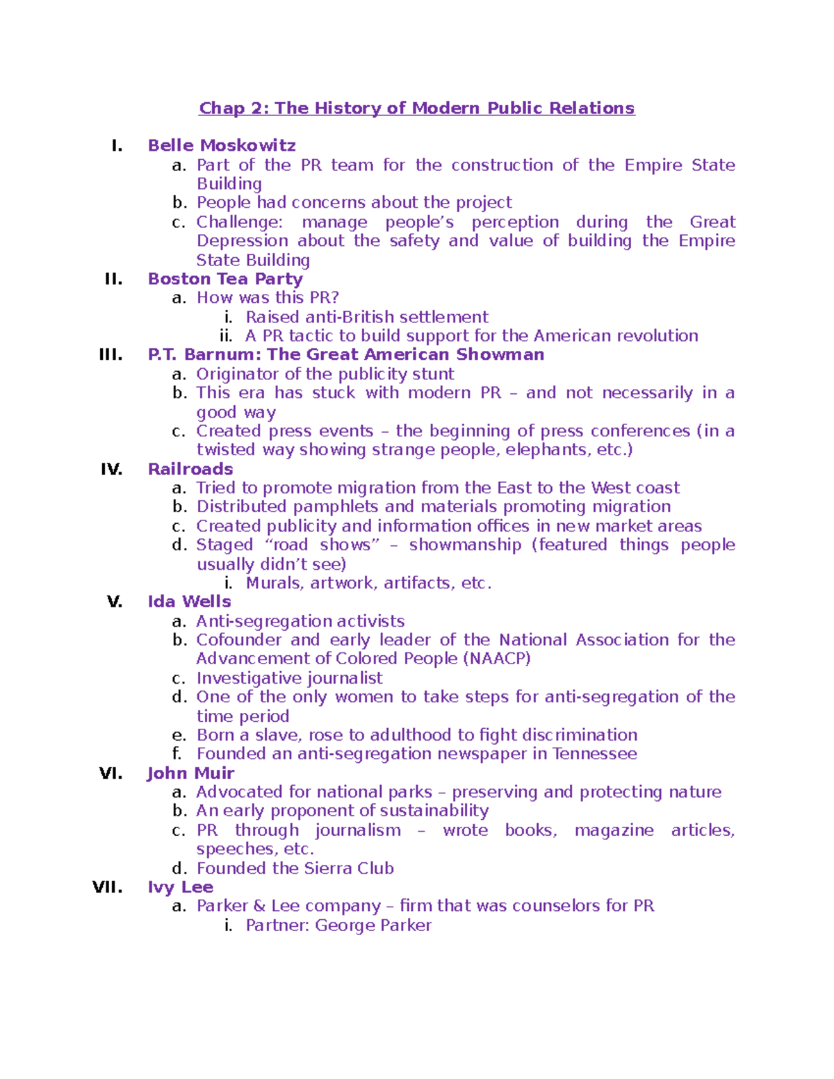 Chap 2 Lecture - The History of Modern Public Relations - Chap 2: The ...