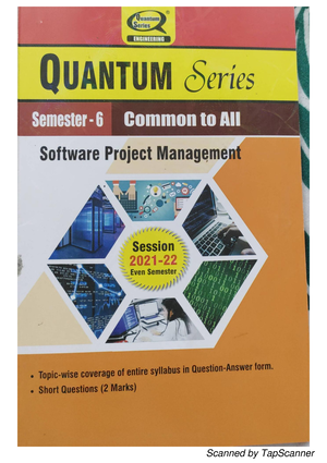 Spm unit 2 notes - Software Project Management - AKTU - Studocu