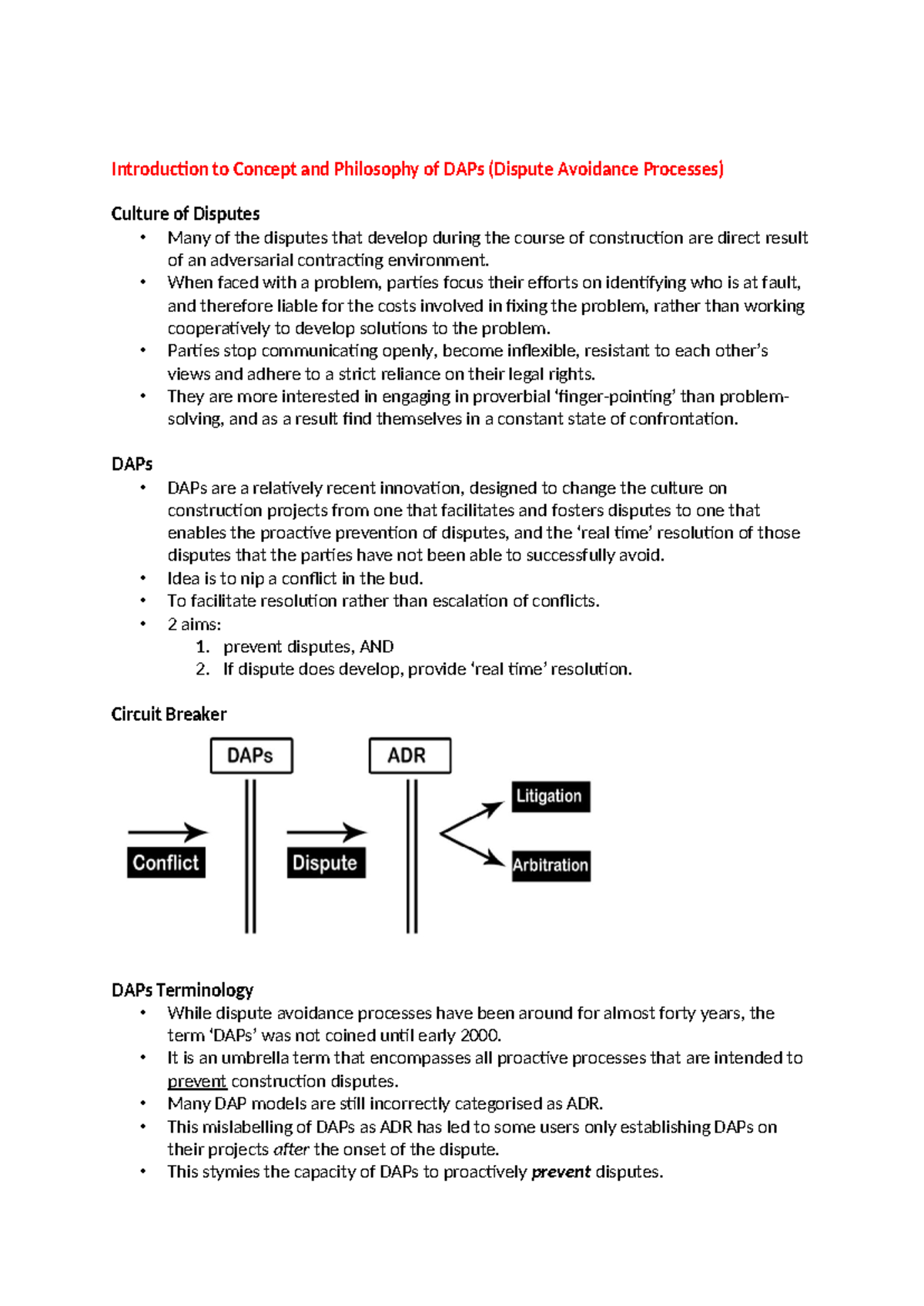 Introduction to Concept and Philosophy of DAPs - When faced with a ...