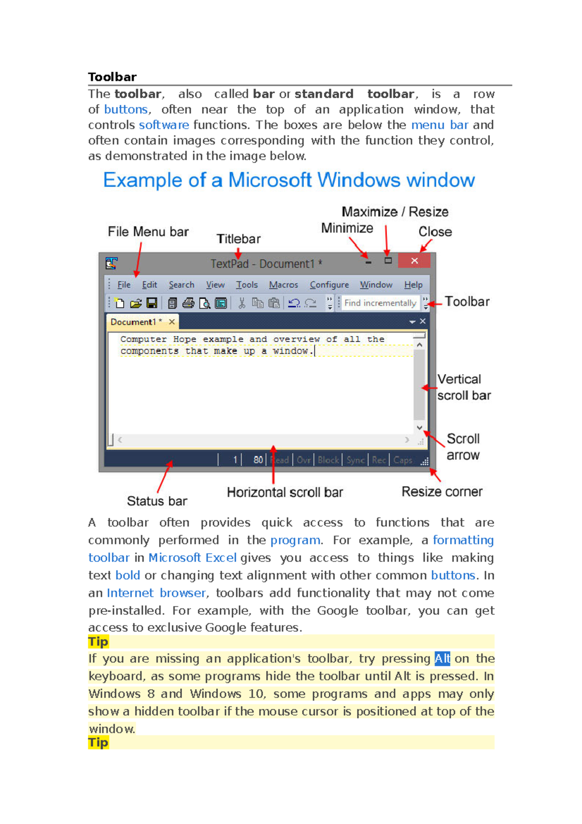 Toolbar Computer Computer ICT Studocu
