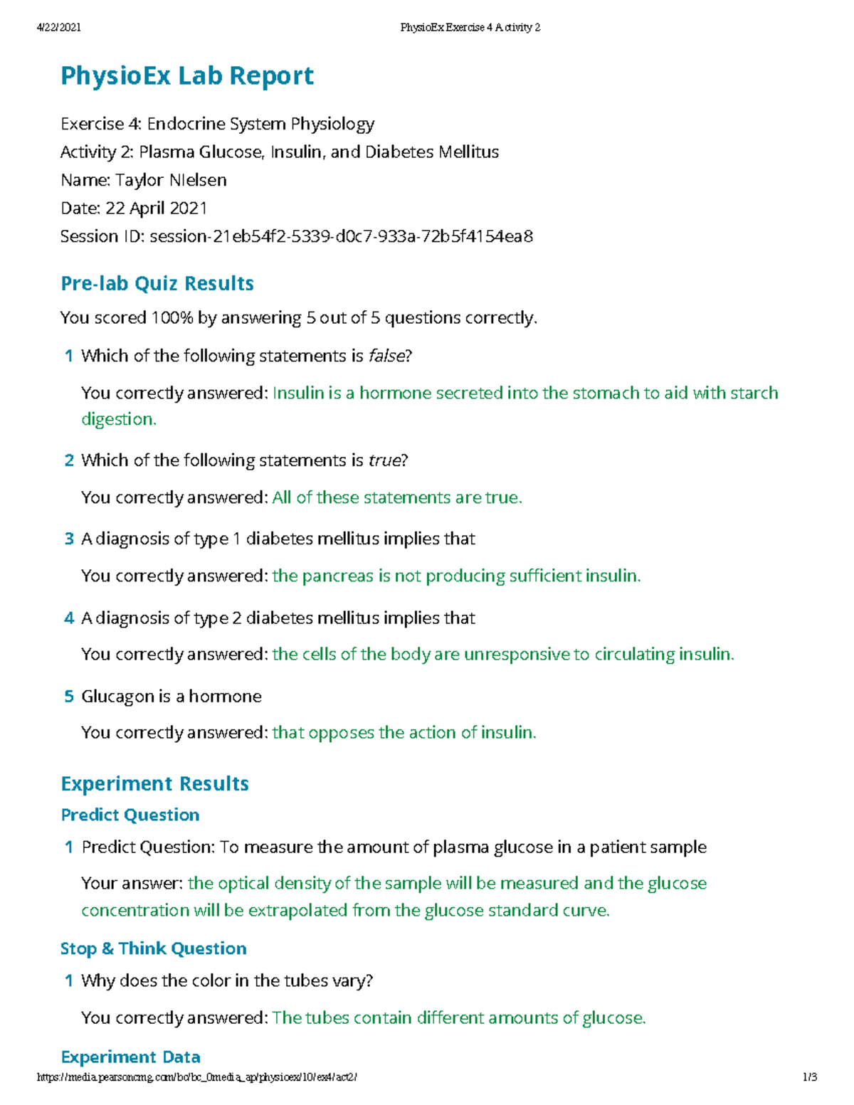 Physio Ex Exercise 4 Activity 2 - Pearsoncmg/bc/bc_0media_ap/physioex ...