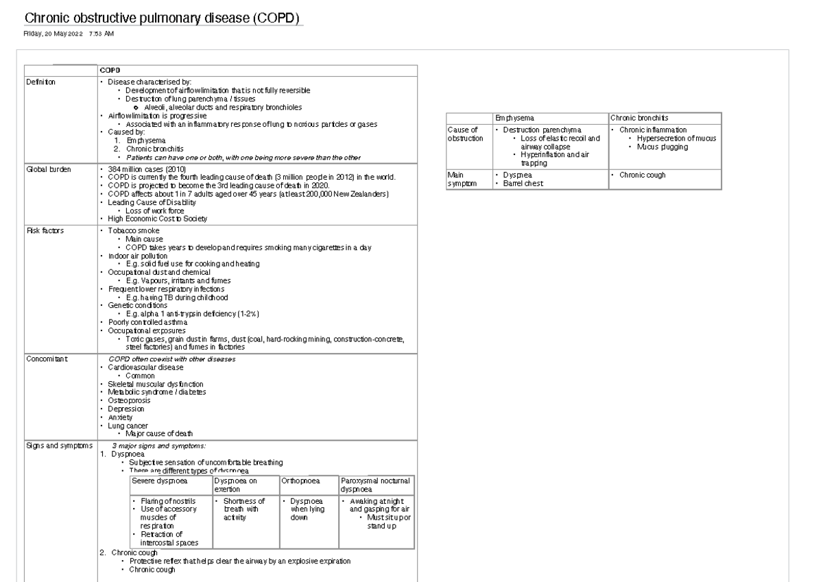 Chronic obstructive pulmonary disease (COPD) - COPD is projected to ...