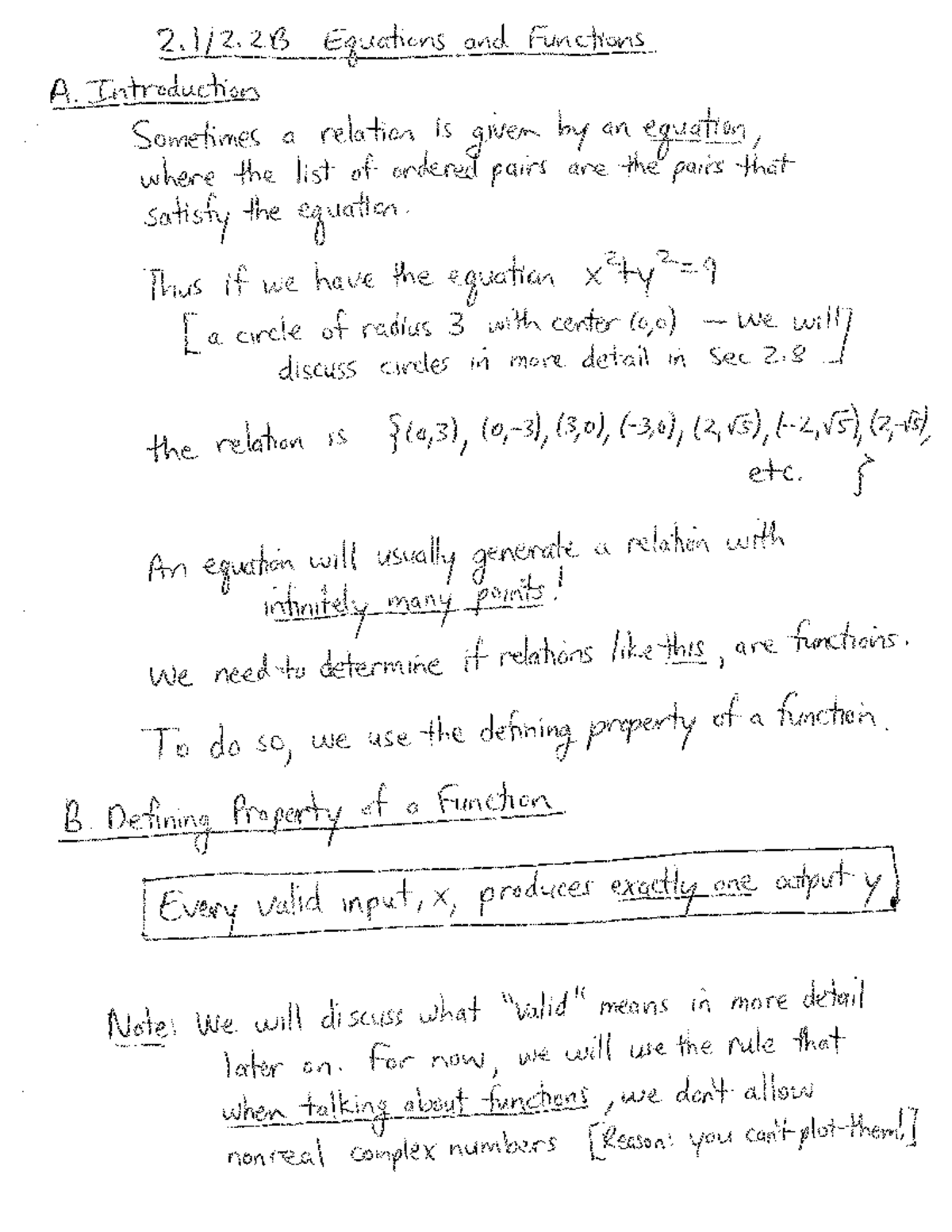 2.1:2.2B Equations And Functions - MTH103 - Studocu