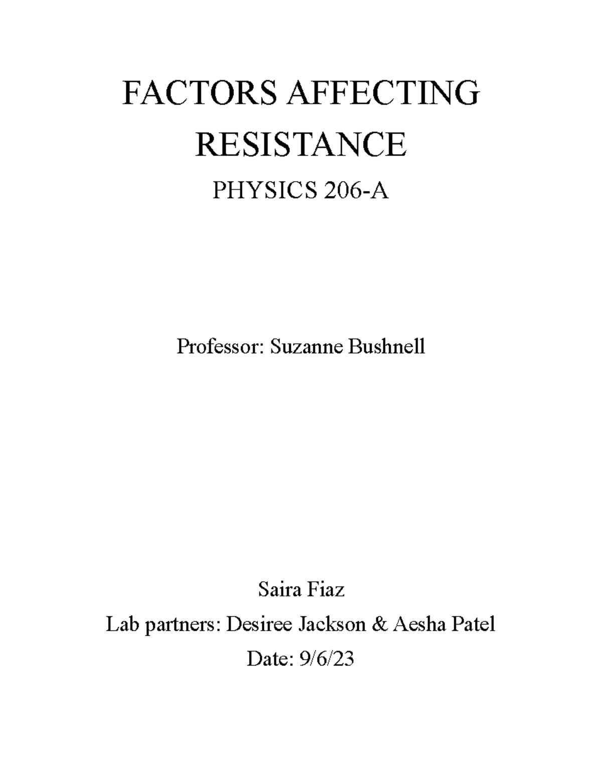 Physics 206 Tamu - du2tqv3