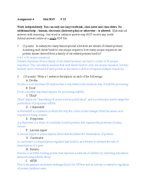 Asgn 1 -F22-3015.docx - Assignment example - Biol 3015 Assignment 1 25 ...