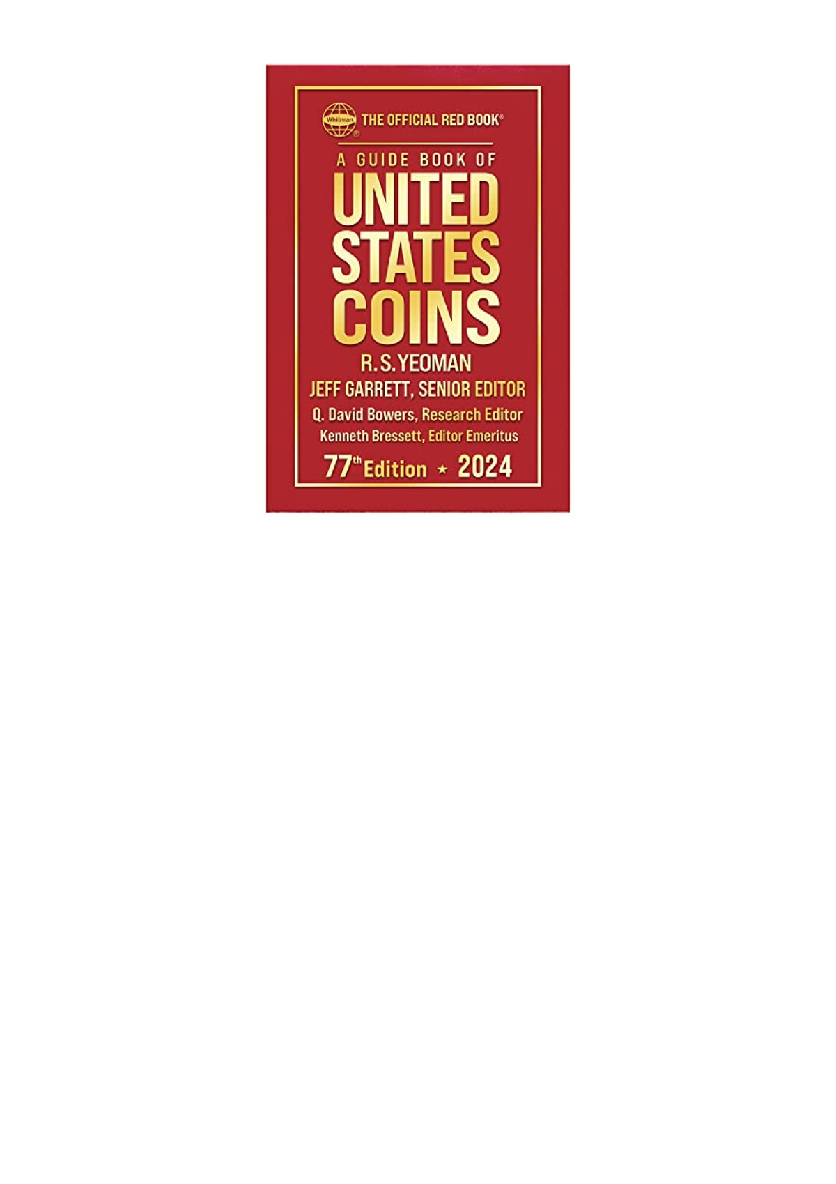 Download PDF A Guide Book of United States Coins Redbook 2024 Hardcover