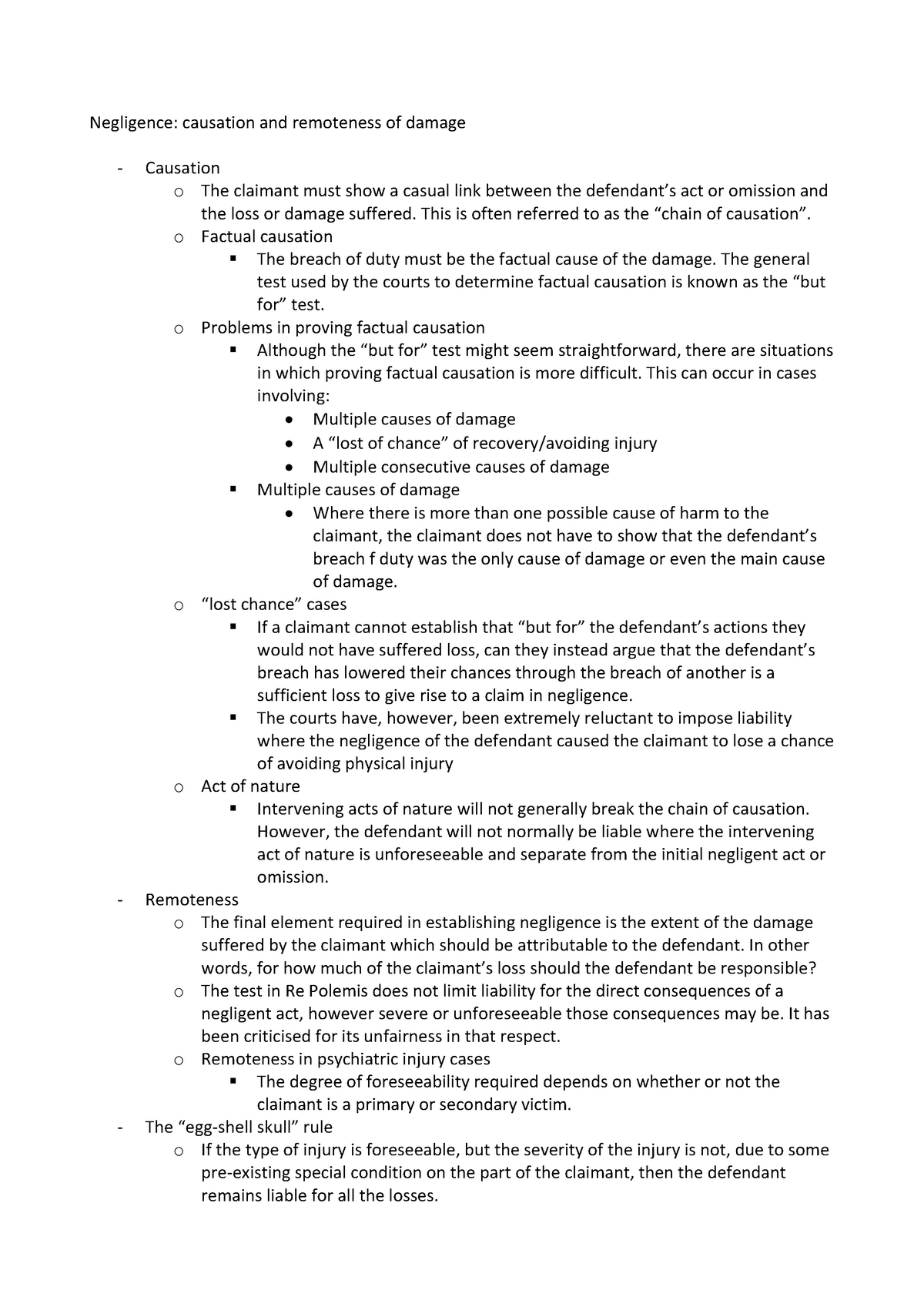 lecture-3-negligence-causation-and-remoteness-of-damage-negligence