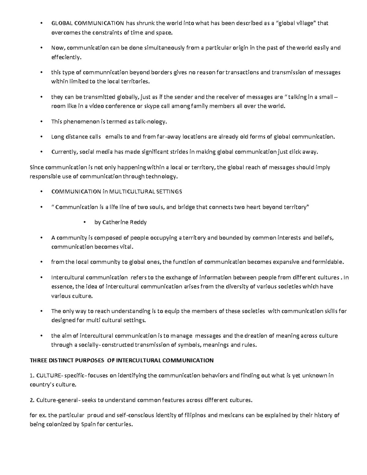 Global- Communication - GLOBAL COMMUNICATION has shrunk the world into ...