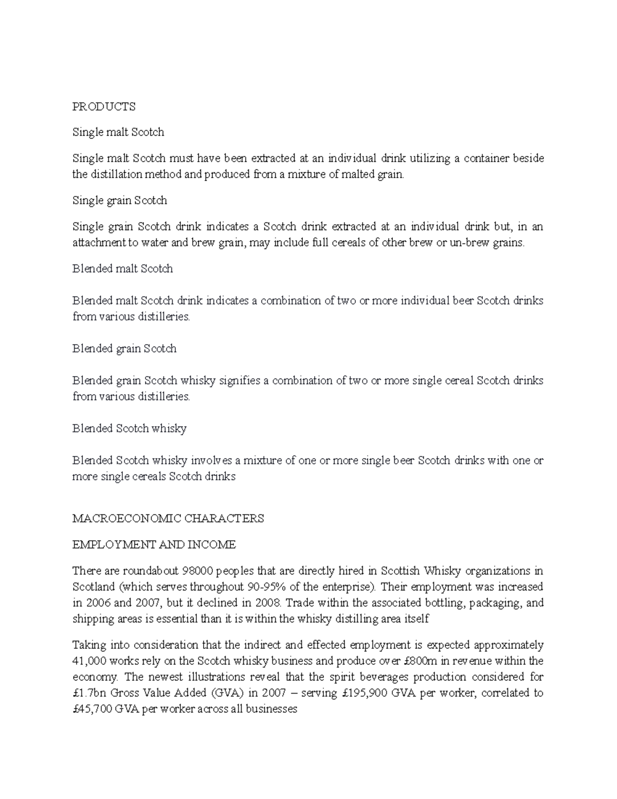 Ammara PRODUCTS Single malt Scotch Single malt Scotch must have been