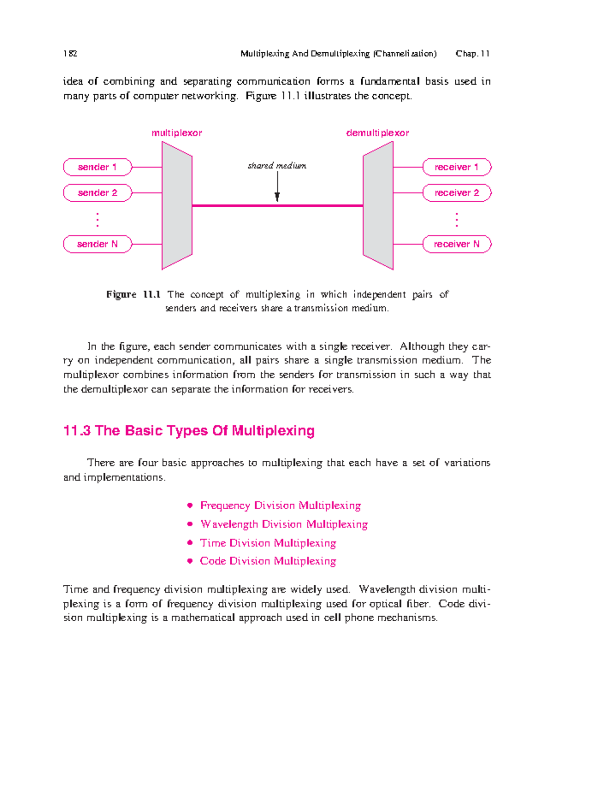 Computer Networks And Internets - 182 Multiplexing And Demultiplexing ...