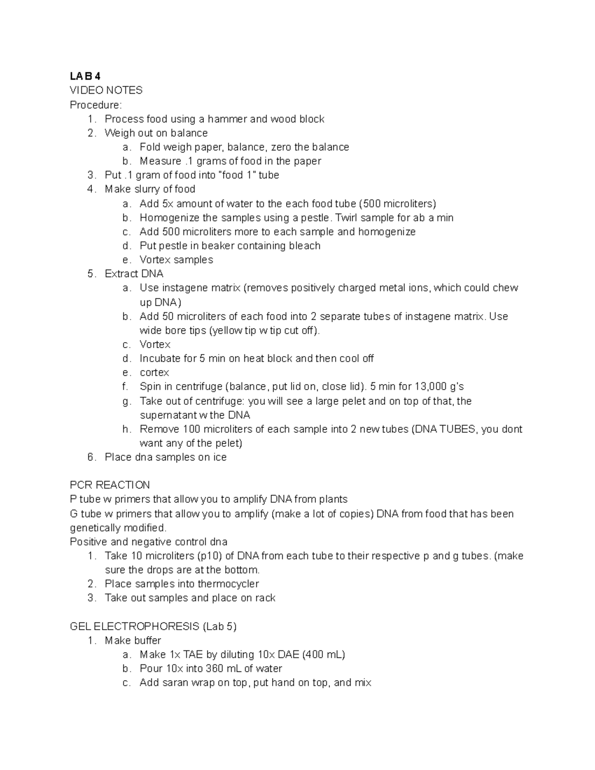 Lab 4 and 5 pre quiz - Lab 4 & 5 pre quiz answers Ivan Chavez - LAB 4 ...