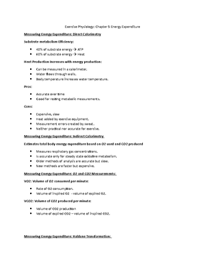 Exercise Physiology Chapter 4 Hormonal Control - Chapter 4: Hormonal ...