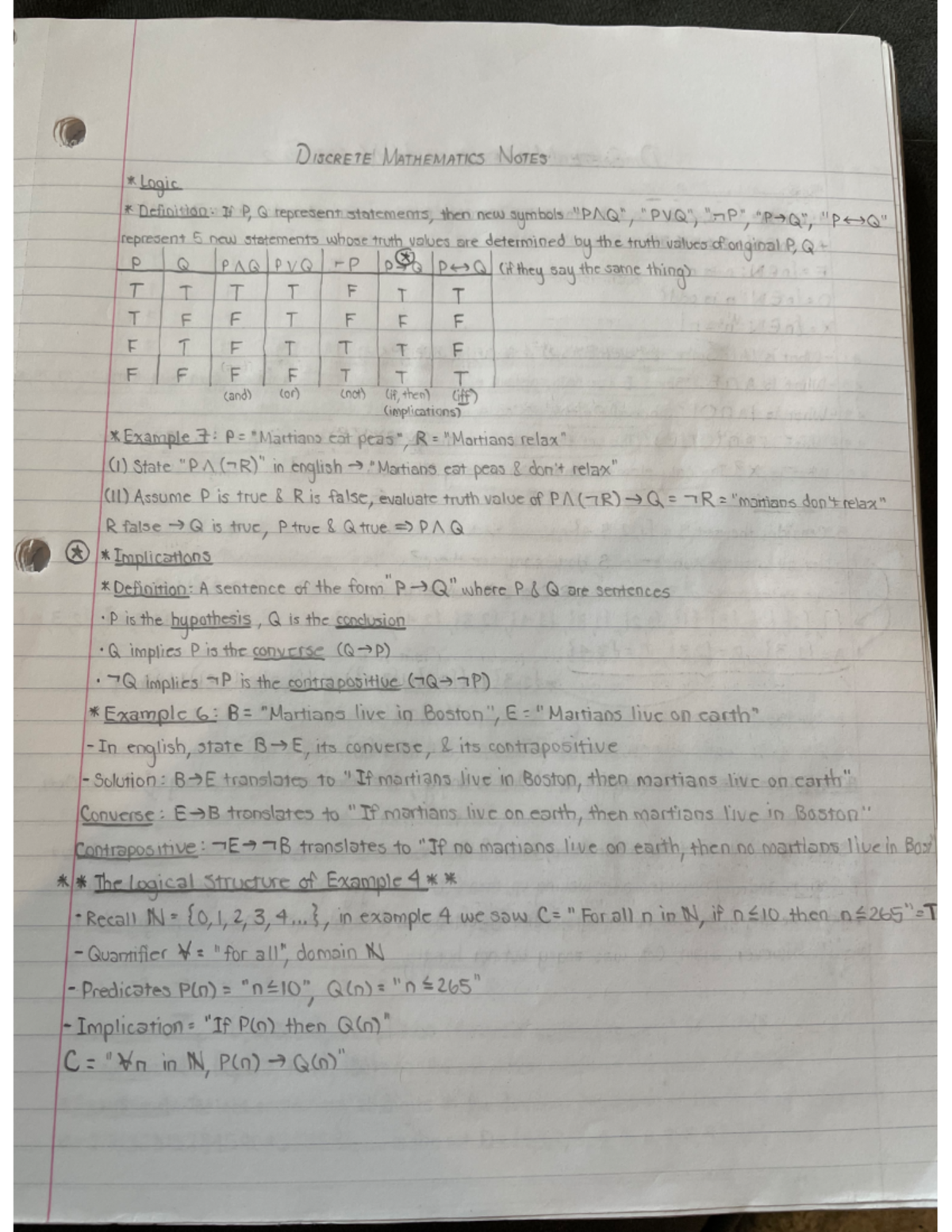 Discrete Notes 2 - MATH265 - Studocu
