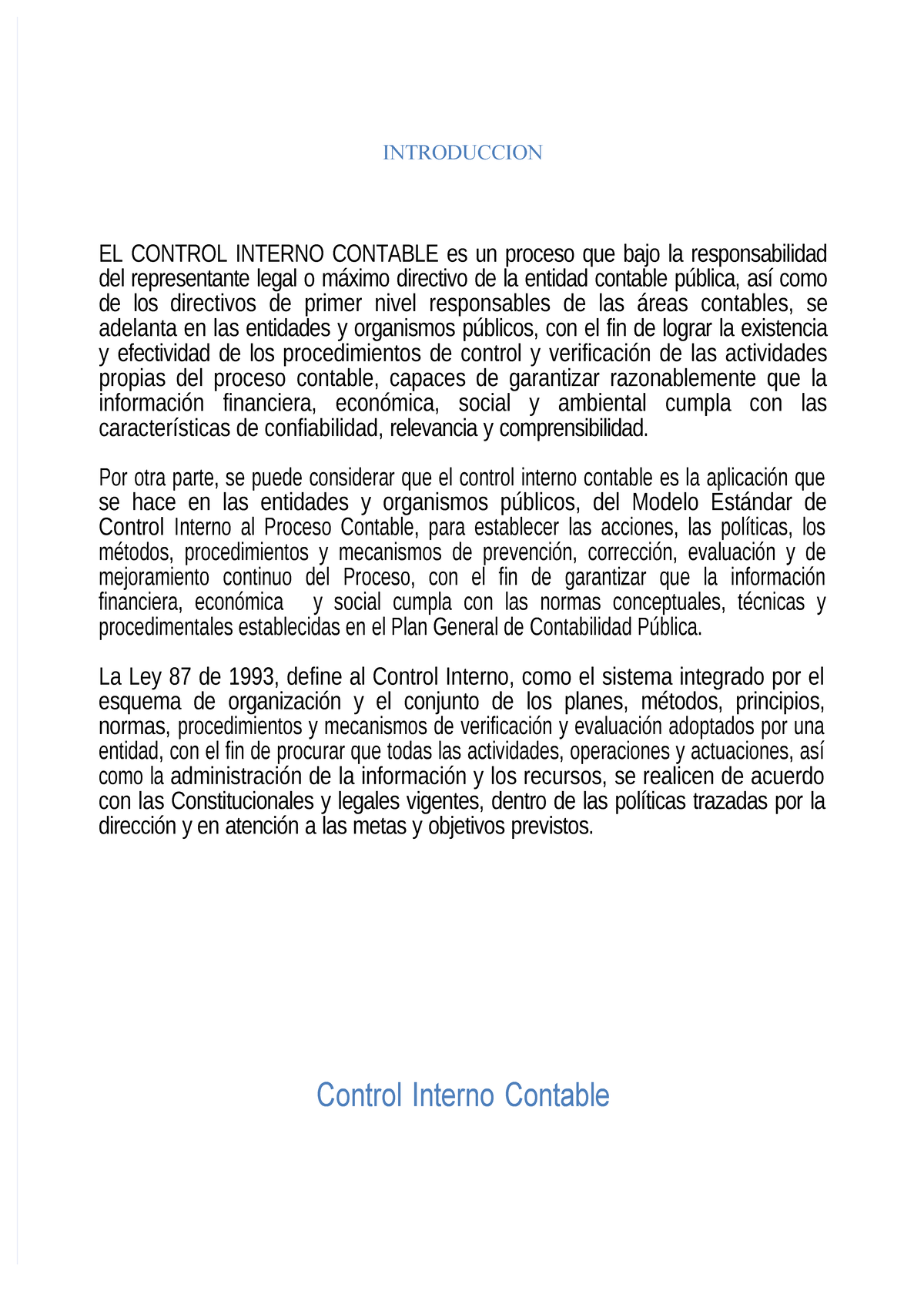 Pdf-control-interno-contable compress - INTRODUCCION EL CONTROL INTERNO ...
