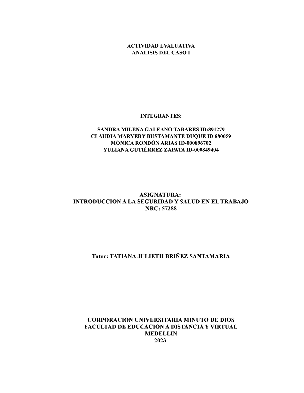 Act3 SST Analisis - ................. - ACTIVIDAD EVALUATIVA ANALISIS ...