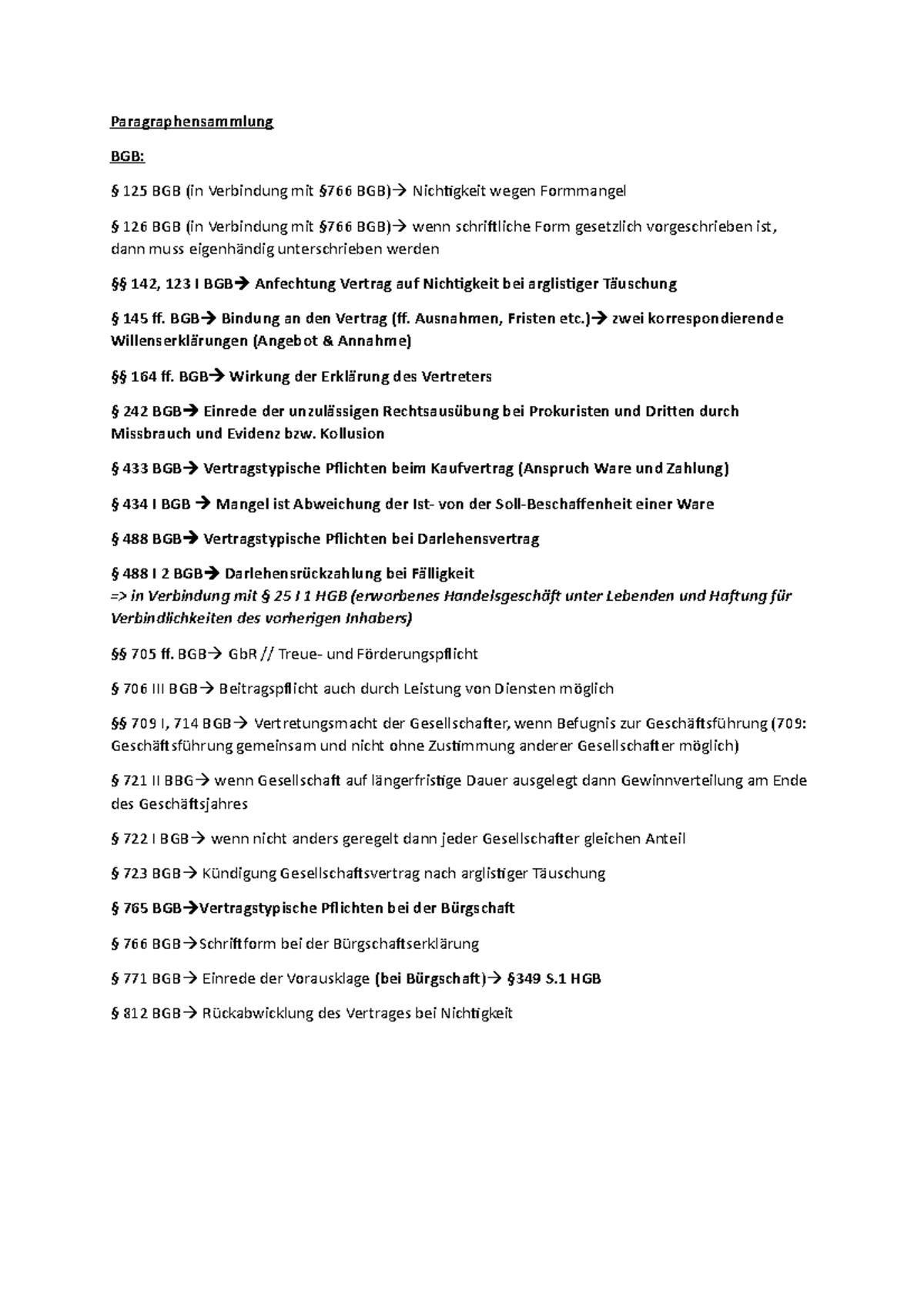 paragraphensammlung-summary-paragraphensammlung-bgb-125-bgb-in