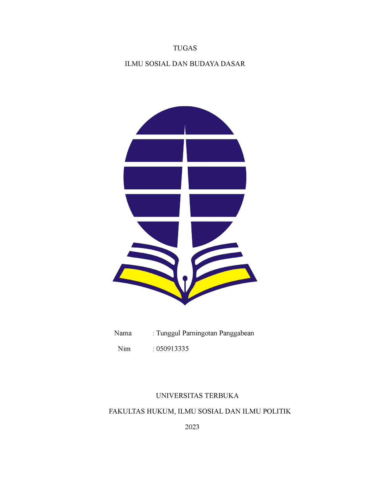 Tugas 2 Ilmu Sosial Dan Budaya Dasar Tugas Ilmu Sosial Dan Budaya