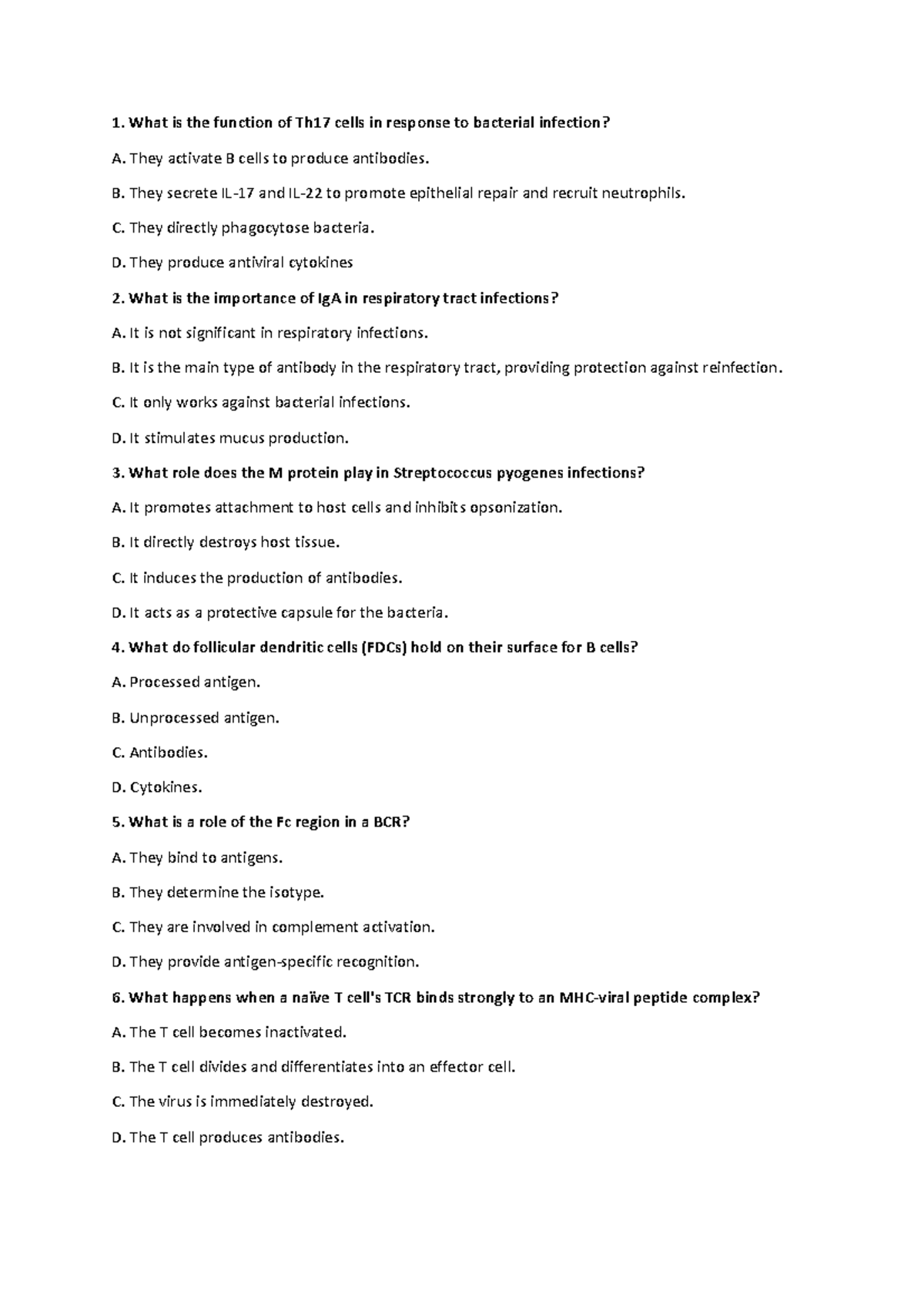 Multi-MIMI - Practice multiple choice questions - What is the function ...