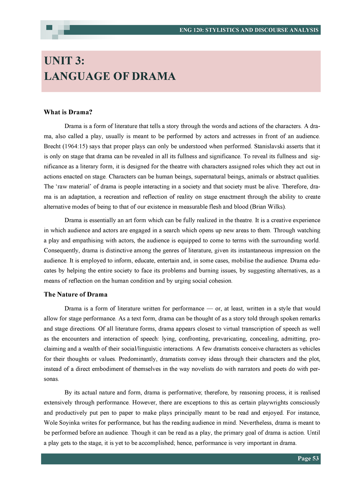 literature-the-language-of-drama-unit-3-language-of-drama-what-is