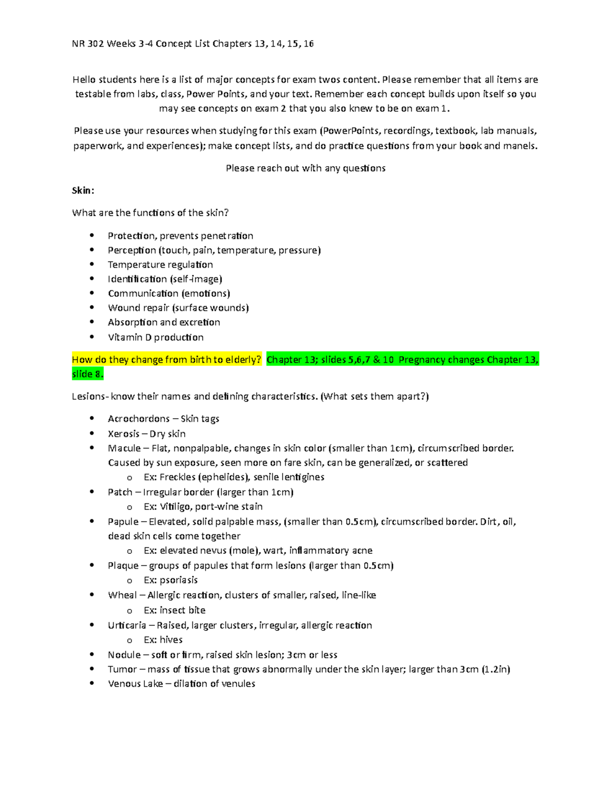 302+Exam+2+Concept+LIst+%281%29 - Hello students here is a list of ...