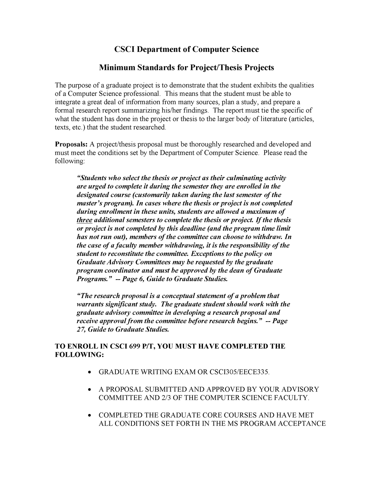 thesis proposal example computer science