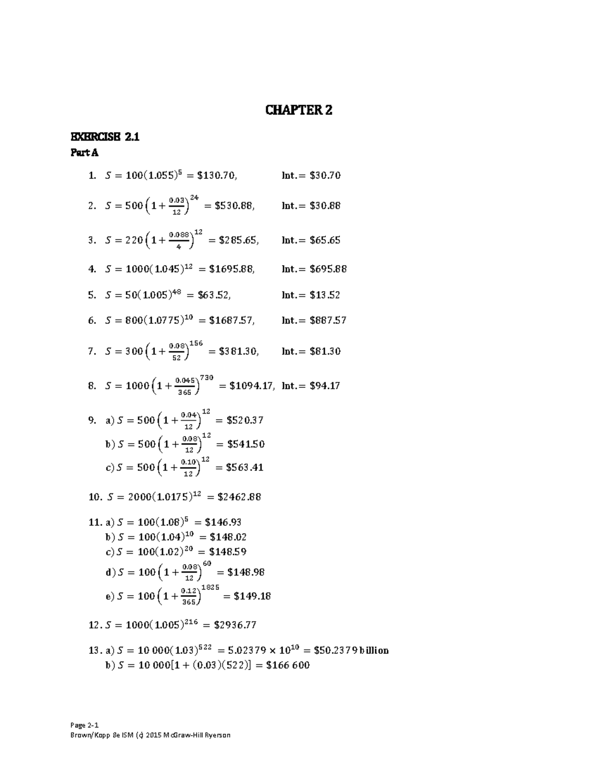 Brown 8ce ISM Ch02 - Textbook Solutions - Warning: TT: undefined ...